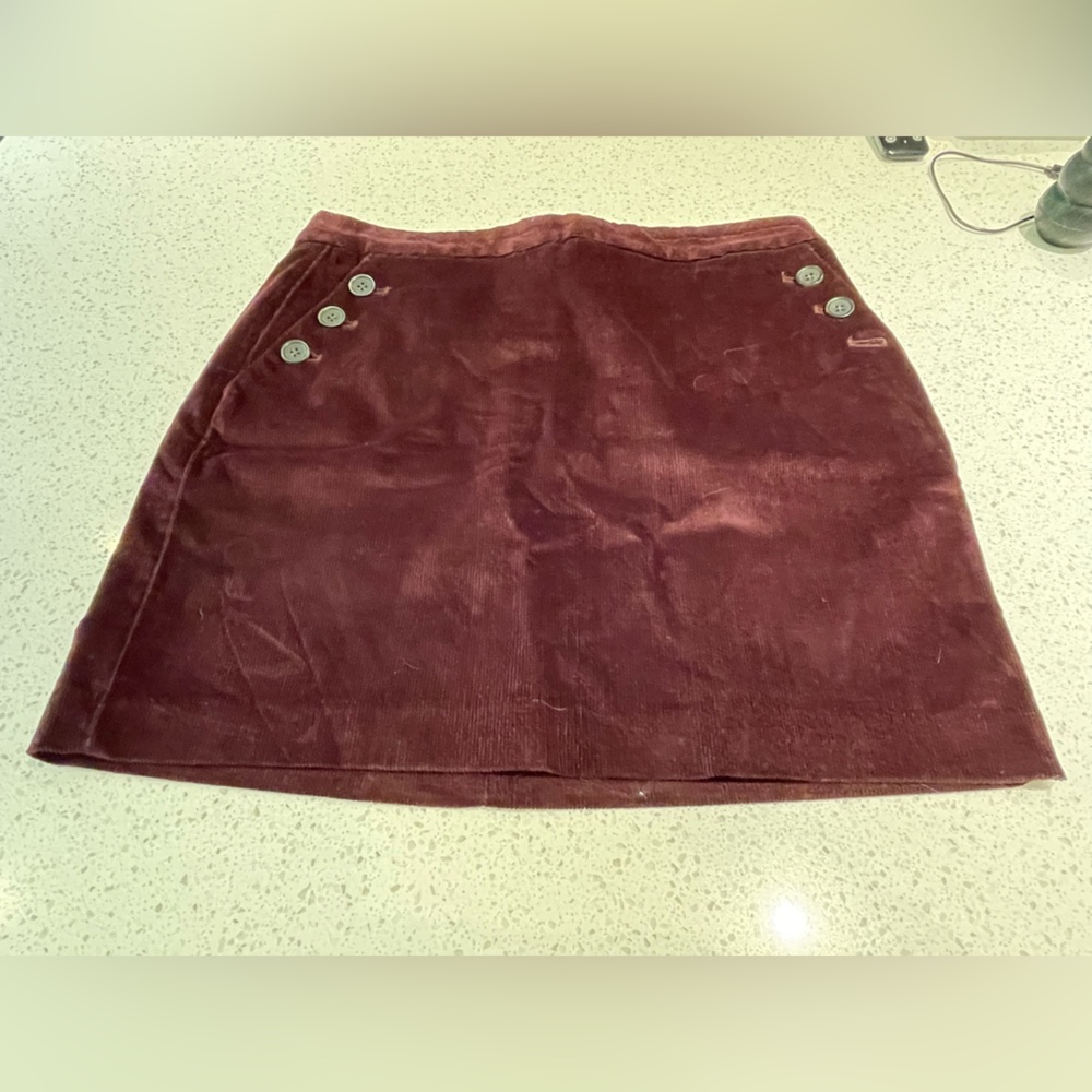 NWOT - Banana Republic corduroy  mini skirt Size 10